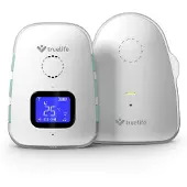 TrueLife NannyTone VM3, Digital babyvakt, 800 m, 300 m, 800 m, 2400 - 2480 MHz, Grön, Vit