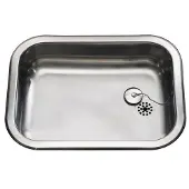 INTRA JUVEL Juvel Barents handfat BA480 48x34 cm för infällning, med sil/avsilare