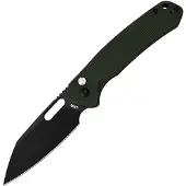 CJRB Pyrite Button Lock Green Mic