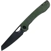 Kubey Elang. Green Micarta. BLK