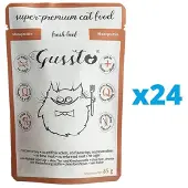Gussto Cat Fresh nötkött 24x85 g