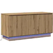 vidaXL TV-skåp Artisan Ek 100 x 38 x 49 cm Konstruerat trä