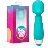 Huismerk Good Vibes Aida - vattentät massagevibrator - turkos