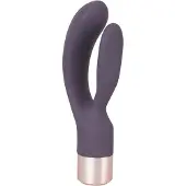 You2Toys - rabbitvibrator med klitorisstimulator - uppladdningsbar - lila