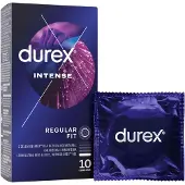 Durex Intense - räfflade och knottriga kondomer (10 st)