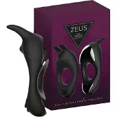 Feelztoys Zeus - uppladdningsbar, vibrerande penisring (svart)