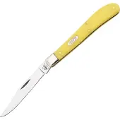 Case Knives Case Slimline Trapper Yellow Synthetic, 80031, 31048 SS pocket knife