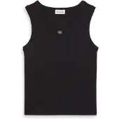 Calvin Klein Jeans Topp 'Tank' svart / vit