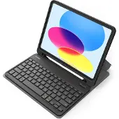 Inateck KB04002 - Tangentbord - trådlös - svart tangentbord, svart fodral