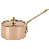 De Buyer koppargryta med lock 9 cm
