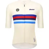 Santini Uci World Champion Britain 2025 Korta ärmar Cykeltröja
