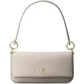 Calvin Klein Axelremsväska ljusbeige / guld