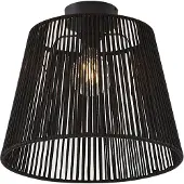 QAZQA Japandi utomhus taklampa med svart rep IP54 - Jayla