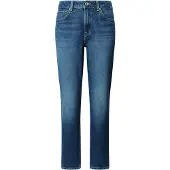 Pepe Jeans för kvinnor. PL2045914A3 Jeans Tapered Violet blå (25/30), Casual, Bomull, Denim