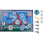 Eddy Toys Fotbollsmålsduk med poängtavla och kardborreboll