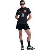 Nike Holland Tränings T-Shirt Dri-FIT Academy Pro Pre Match Women's EURO 2025 - Svart/Vit Dam - , storlek Small