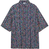 Desigual Skjorta blå / mörkblå / grön / orange
