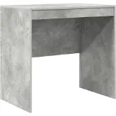 vidaXL Skrivbord Betonggrå 80 x 50 x 76 cm