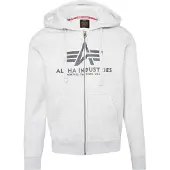 Alpha industries Sweatjacka grå / ljusgrå