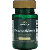 Swanson Health Swanson, Phosphatidylserine, 100 mg, 30 softgels