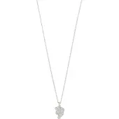 Pilgrim Halsband 'Connect' silver / transparent