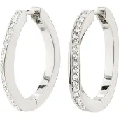 Pilgrim True Hoop Earrings Silver-Plated