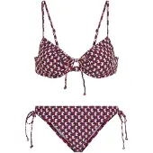 LASCANA Bikini kräm / marinblå / bordeaux