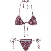 LASCANA Bikini kräm / marinblå / bordeaux