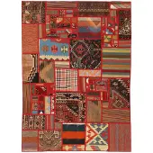 Rezas Tekkeh Kelim orientalisk matta 140 x 200 cm