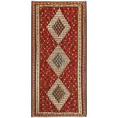 Rezas Kelim Seneh orientalisk matta 136 x 286 cm