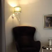 Duolla Vägglampa Roller , Grön, Sovrum, Textil / tyger / siden, Vägglampa, vägglampa inomhus