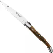 Laguiole En Aubrac Nuts Brown Acrylic, Matt Bolsters, pocket knife, 12 cm