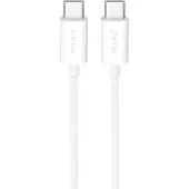 Puro TPE 25W USB-C - USB-C 3m kabel - Vit