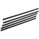 MultiLine Sugrör Utan Böj, Svart, 5 x 140 Mm / 250 St