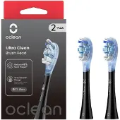 Oclean Brush Head Ultra Clean 2 Pack Black