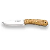 Joker Knives Joker Scandi Bushcraft Knife - Curly Birch