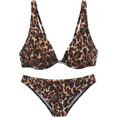 Bruno Banani Bikini ljusbeige / umbra / svart
