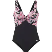 Sunseeker Baddräkt ljusblå / rosa / svart / vit