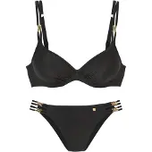 Jette Bikini guld / svart