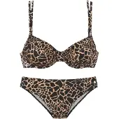 LASCANA Bikini beige / svart