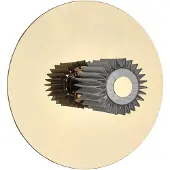 DCW éditions Vägglampa , Guld / mässing, Vardagsrum, Metall