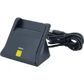 Deltaco UCR-156 - SMART-kortläsare - USB - svart