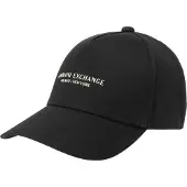 Armani Exchange för män. XM001694AF15502UC001 Keps med skärm med New York-logotyp svart (OSFA), Casual, Bomull