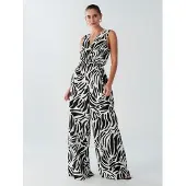 BWLDR Jumpsuit 'Parkes' svart / vit