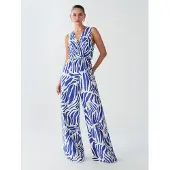 BWLDR Jumpsuit 'Parkes' blå / vit