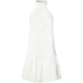 Pepe Jeans för kvinnor. PL953761 Lena klänning vit (S), Casual, Bomull, Ärmlös / Hängselbyxor