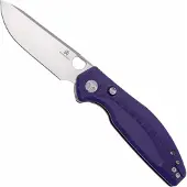 Bestech Bestechman Angry Owl BMK12E-1 Satin D2, Purple G10, pocket knife
