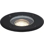 QAZQA Modern utomhus markspot svart 35 mm justerbar IP65 - Delux