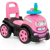 MOLTO Pink Truck Rails With 10 Blocks Gåbil