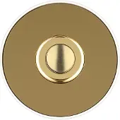 Grothe 64192 Klocka Mässing, Vit